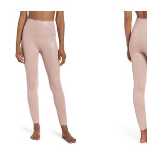 Beyond Yoga High Waist Pink Pearlized Leggings